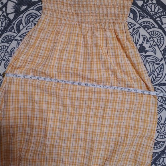 Rahi smocked gingham midi dress size XS - Picture 14 of 15